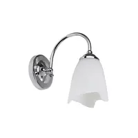 Aplica Silvia Crom+Alb 1xE27 60W
