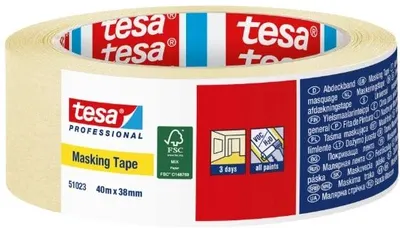 Bandă de hârtie Tesa Standard - 38 mm х 40 m