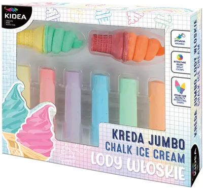 Crete colorate Kidea - Jumbo, înghețată