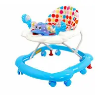Premergator Reglabil in 3 Trepte Novokids Ratusca, Pliabil, 8 Roti, Cu Melodii, Albastru