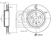 Disc frana Spate Dreapta Stanga potrivit TESLA MODEL S Electric 09.12-