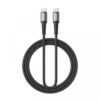 Cablu Date si Incarcare USB-C - USB-C BWOO BO-X288C-C, 60W, 1m, Negru