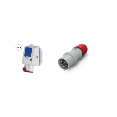 Set Priza si Fisa 32A 3P+N+E 6h IP44 346-415V Optima – Conectori Industriali de Inalta Calitate