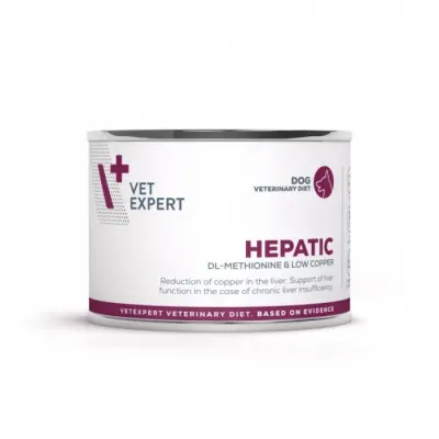 Conserva dietetica pentru caini Vetexpert 4T Hepatic 200 gr