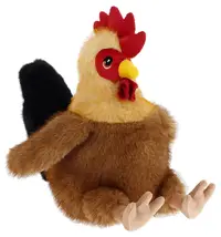 Jucărie de pluș cu clemă Keel Toys Keeleco – Găină, 20 cm