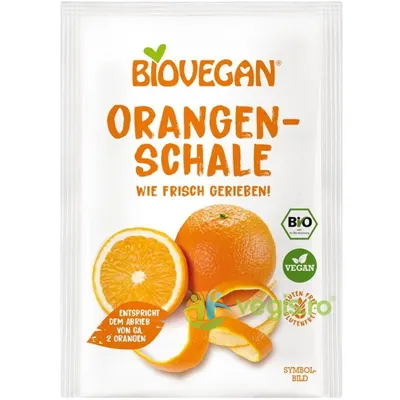 Coaja de Portocala Rasa fara Gluten Ecologica/Bio 9g