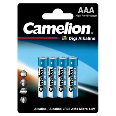 Baterii AAA R3, blister 4 Buc. Camelion DIGI