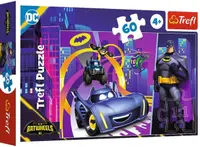 Puzzle pentru copii Trefl din 60 de piese - Batman și vehiculele lui