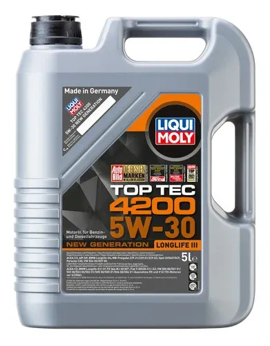 Ulei motor Liqui Moly Top Tec 4200 5W-30 (3707) (2693) (8973) 5L 5L