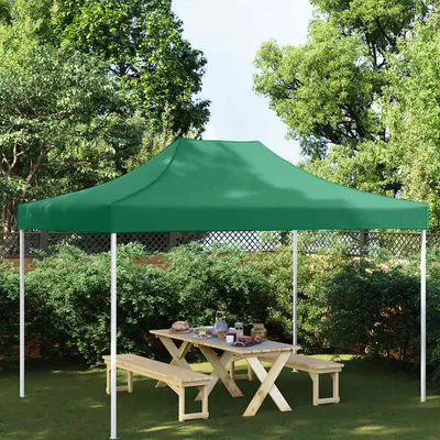 vidaXL Acoperiș pentru cort de petrecere, verde, 4 x 3 m, 270 g/m²