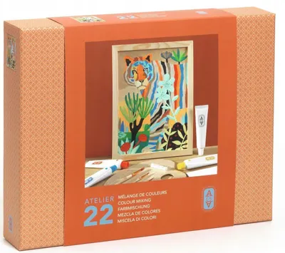 Set creativ Djeco Atelier 22 - Amestecare culori