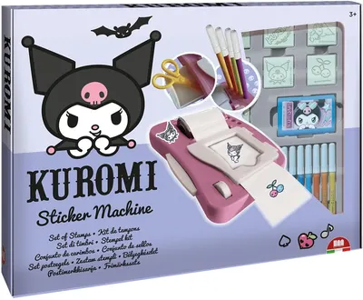 Set creativ cu mașină de stickere Multiprint Hello Kitty - Kuromi