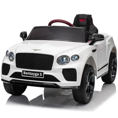 Masinuta electrica pentru copii Bentley Bentayga S, 4x4, 120W, 12V, echipare premium, alba