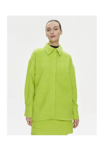 Geaca dama - 303646585 - Poliester/Lana - Verde - Verde