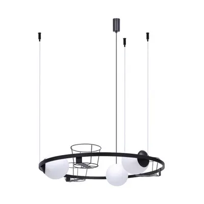 Zuma Line Pendant Plant 5005 3xe27 Negru/alb
