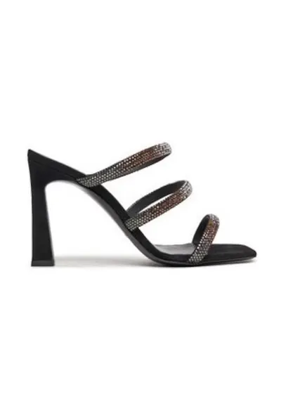 Papuci dama 303874179 - Piele naturala - Negru - Negru