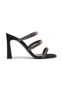 Papuci dama 303874179 - Piele naturala - Negru - Negru