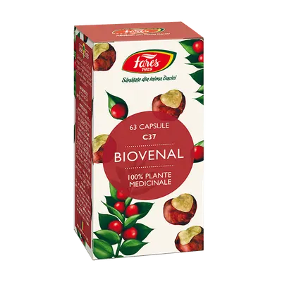 Biovenal, 63 capsule, Fares