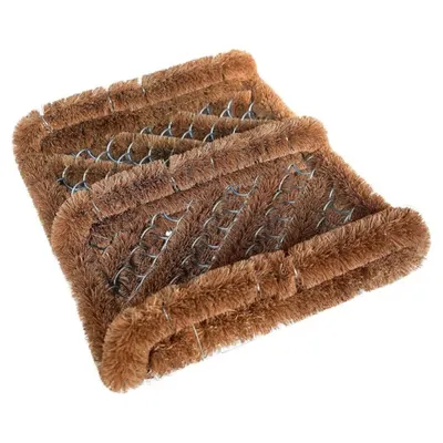 Covoras Intrare din Tesatura de Fibre de Cocos si Fir Metalic Grunberg, 30 X 35 cm