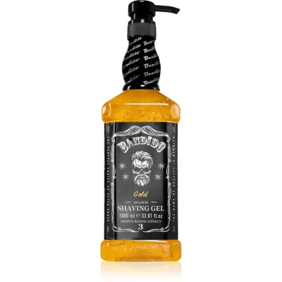 BANDIDO Shaving Gel gel pentru bărbierit culoare Gold Exclusive 1000 ml