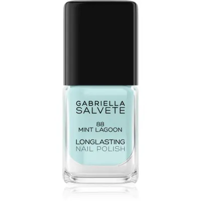 Gabriella Salvete Longlasting Enamel lac de unghii cu rezistenta indelungata lucios culoare 88 Mint Lagoon 11 ml