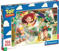 Puzzle pentru copii Clementoni din 104 piese - Personajele din Jocul de jucărie