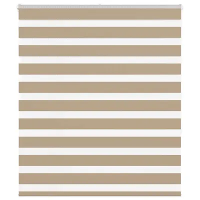 vidaXL Jaluzea tip zebra 135x150 cm lățime țesătură 130,9 cm poliester