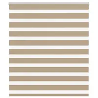 vidaXL Jaluzea tip zebra 135x150 cm lățime țesătură 130,9 cm poliester
