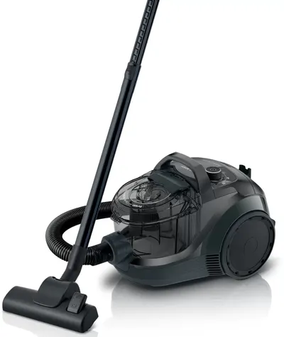 Aspirator fără sac Bosch - BGC21X200, PureAir, negru