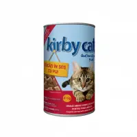 Hrana umeda pisici, Kirby Cat conserva cu pui, 415g 415g