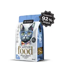 DR MALOU Hrană uscată liofilizată rață cu miel pentru pisici 500 g