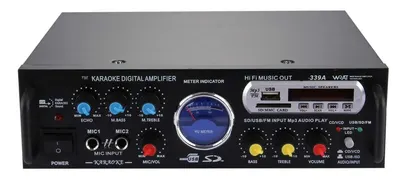Amplificator karaoke profesional tip statie BT 339FM 160 w