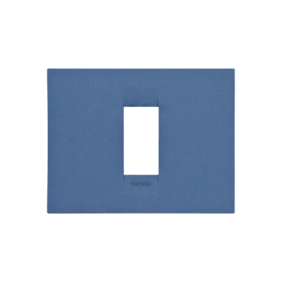 Ornament Geo - in Varnished Technopolymer - 1 Modul- Sea Blu - Chorus