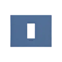 Ornament Geo - in Varnished Technopolymer - 1 Modul- Sea Blu - Chorus