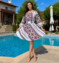 Rochie Traditionala stilizata Leonora 4