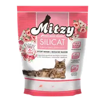 Asternut igienic pentru pisici, Mitzy Silicat, Floral, 3.8 L