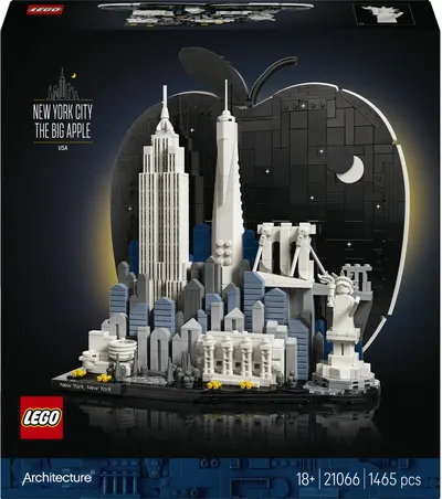 Constructor LEGO Architecture - New York: Marele Măr (21066)