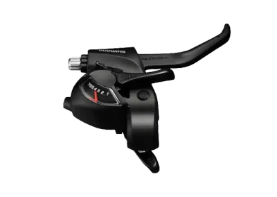 Maneta schimbator franta Shimano Tourney ST-EF41, montaj dreapta, 7 viteze