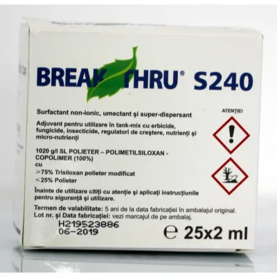Break Thru S240 2 ml adjuvant pesticide Evonik - Default Title