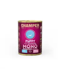 CHAMPER Puppy hrana monoproteica pentru catei 400 g cu somon