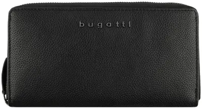 Portofel din piele pentru femei Bugatti Bella - Long, RFID protecție, negru