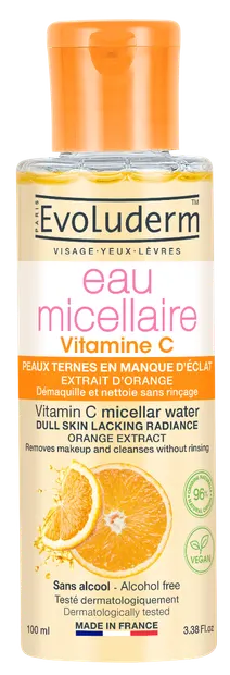 Apa micelara pentru demachere cu Vitamina C, 100ml, Evoluderm