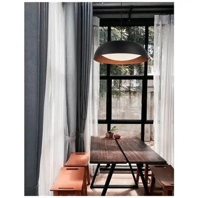 Lampa suspendata LANDON Negru Aluminiu Outside Cooper Inside & Acrylic Dimabil LED 40 Wat 230 Volt 2400Lm 3000K IP20