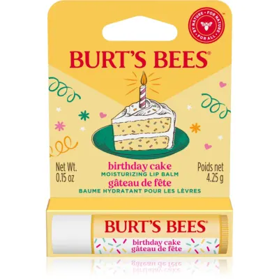 Burt’s Bees Birthday Cake balsam de buze cu ceara de albine aroma Vanilla Cake 4.25 g