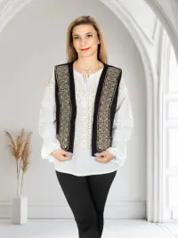 Vesta brodata traditional Ivona