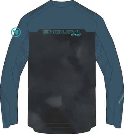 Endura Mt500 Burner L/s Jersey ALBASTRU