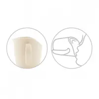 Cana ergonomica Babyono 120 ml bej