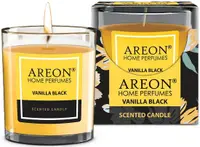 Lumânare parfumată Areon Classic - Vanilla Black, 120 g