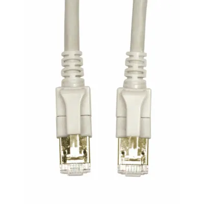Patchcablu Cat6a cu LED ecranat RJ45 gri 10GB 5m