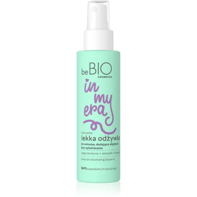 beBIO In My Era Natural Lightweight Volumizing conditioner Spray Leave-in pentru păr cu volum 100 ml